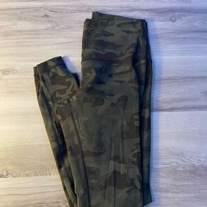 Lululemon align leggings camo green size 6